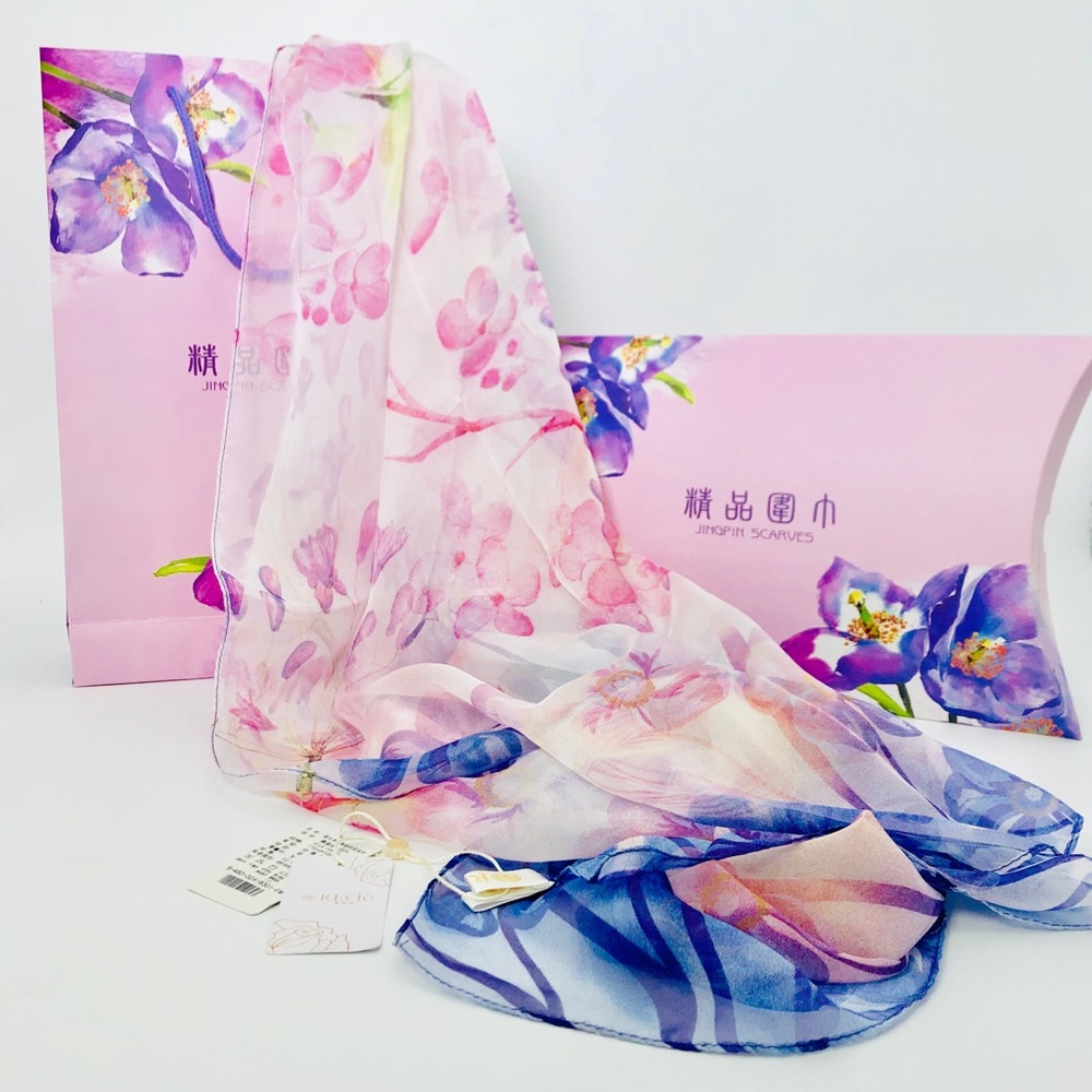 💯 Silk Jingpin Chinese Scarf